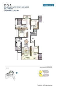 SOBHA Town Park Latest Floor Plans1